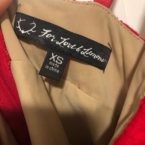 For Love And Lemons Dresses - For Love and Lemons Red Lace Midi Gianna Dress XS For Love And Lemons Dresses - For Love and Lemons Red Lace Midi Gianna Dress XS
